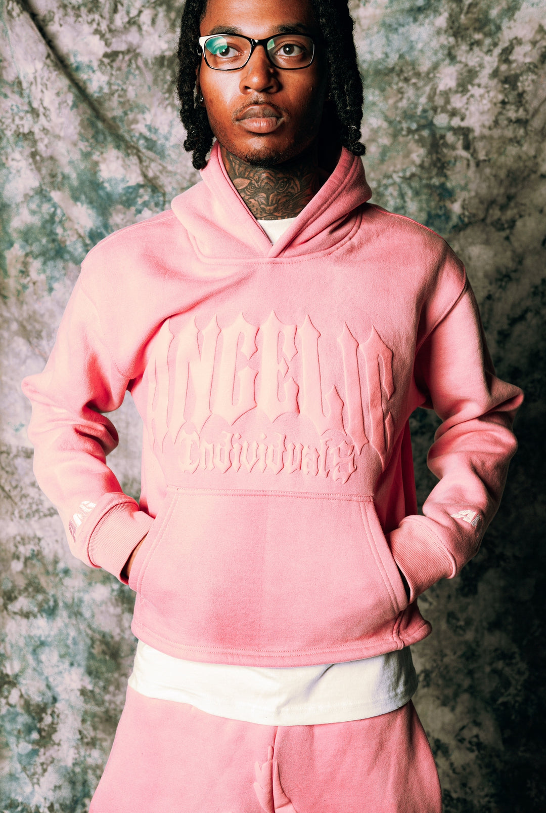 Washed pink hoodie | Angelicindividudal